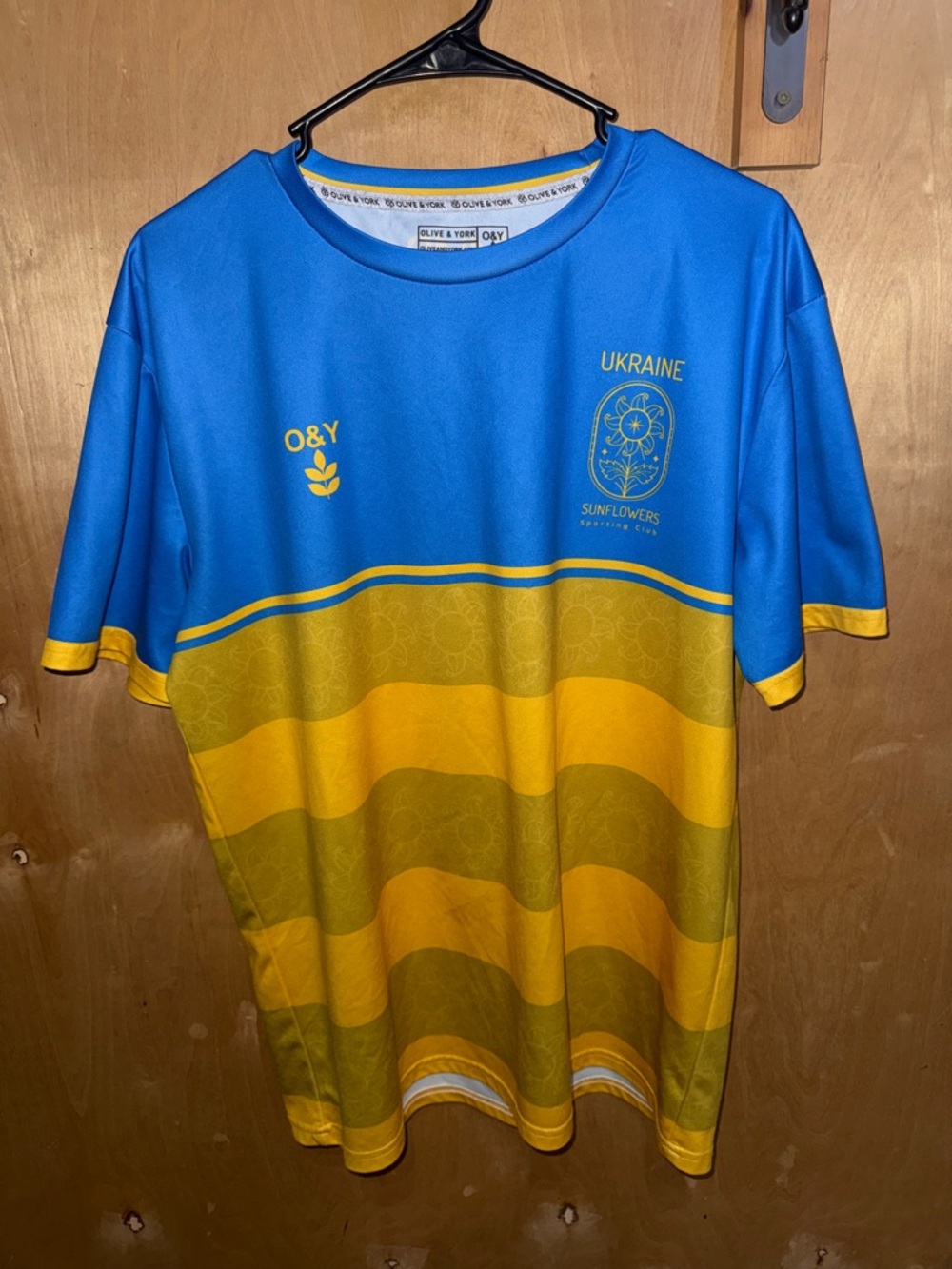 Ukraine Sunflowers Blue & Yellow Athletic Jersey